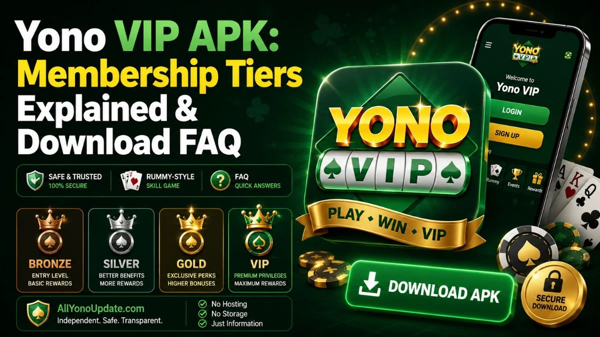 Yono VIP APK: Membership Tiers Explained & Download FAQ — featured guide graphic